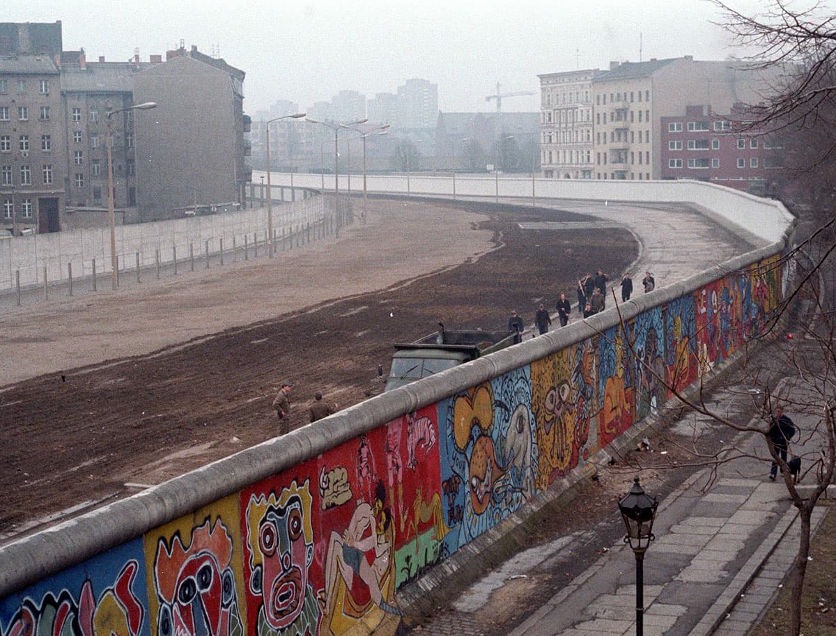 Le mur de Berlin