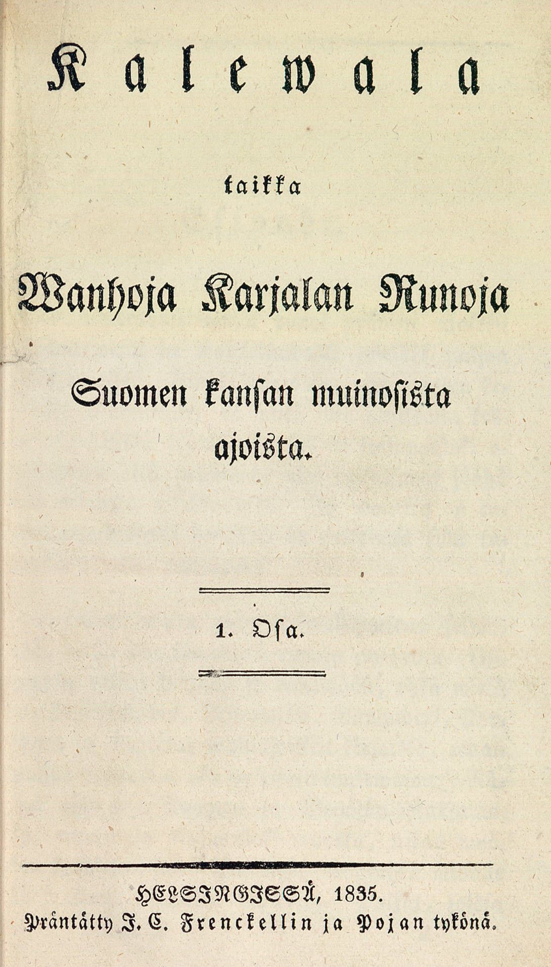 Le Kalevala, l'épopée finnoise