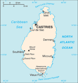 Les Pitons de Sainte-Lucie